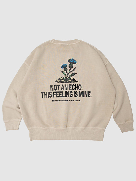 【2.7 (Sat) 12:00 Release】FLUTTER | Double Dyeing B/S Sweat - Sand