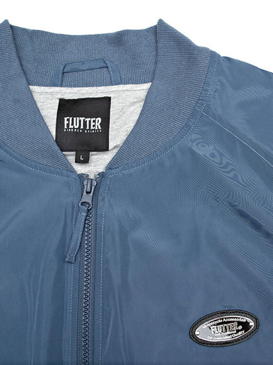 【2.14 (Sat) 12:00 Release】FLUTTER | OG Logo Bomber Jacket - Navy