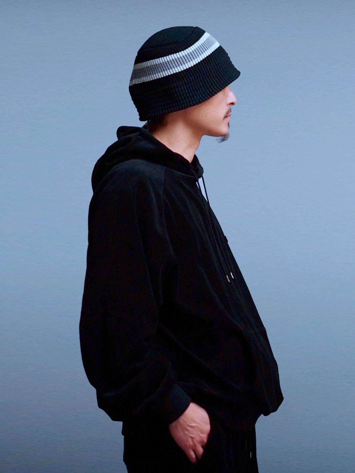 RADIALL | FLAGS - HOODIE SWEATSHIRT L/S - Black