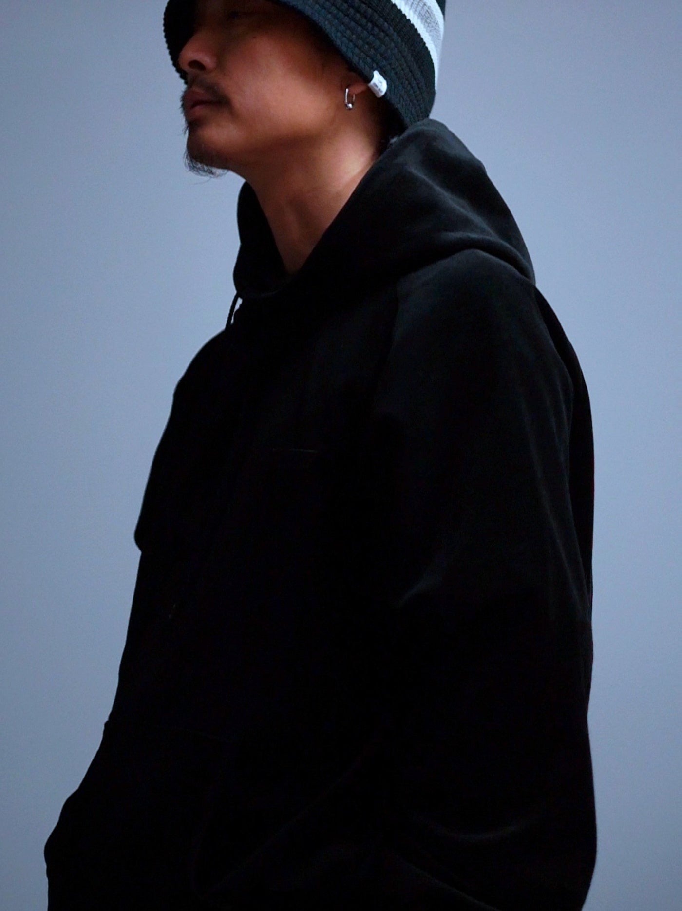 RADIALL | FLAGS - HOODIE SWEATSHIRT L/S - Black