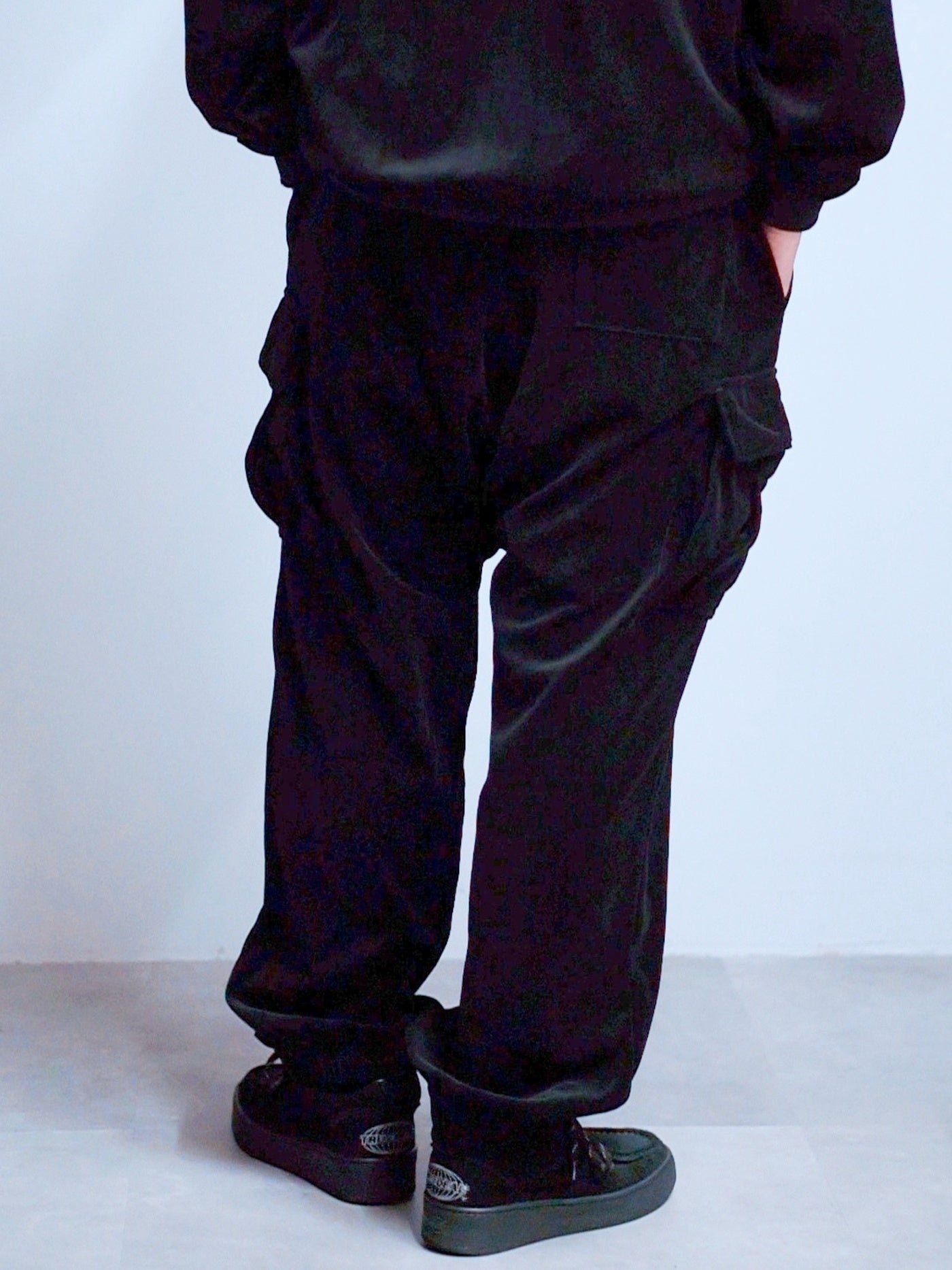 RADIALL | FLAGS - CARGO TRACK PANTS - Black