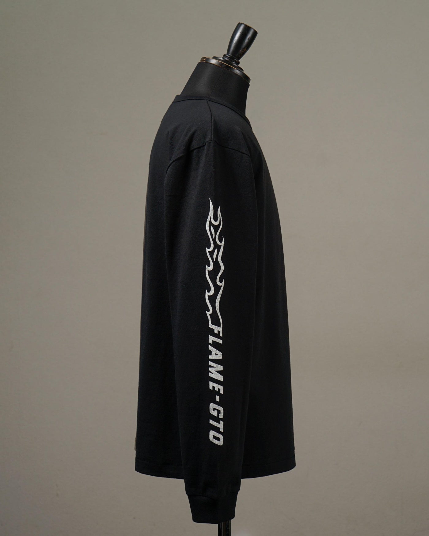 WEIRDO | FLAME - L/S T-SHIRTS - Black