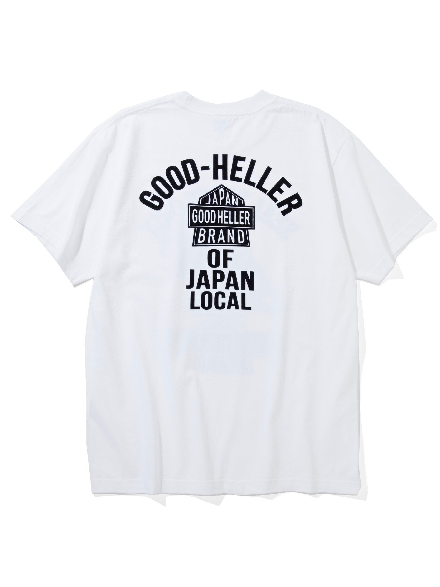 GOOD HELLER | SKULL&SNAKE AMERICAN LOGO T-SHIRT - White