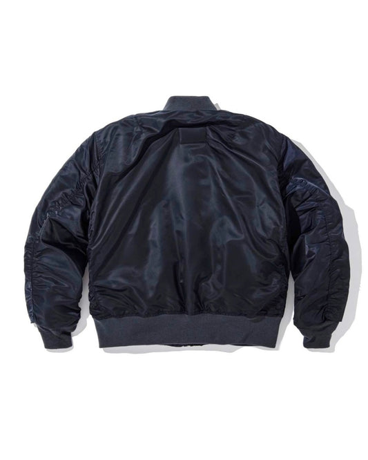 GOOD HELLER | GH WAPPEN MA-1 FLIGHT JACKET - Dark Navy