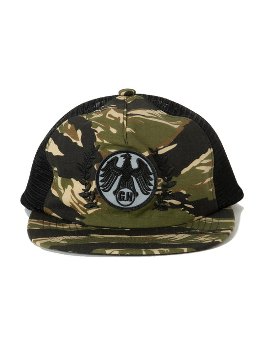 GOOD HELLER | US MILITARY WAPPEN LAUREL RIPSTOP MESHCAP - Camo