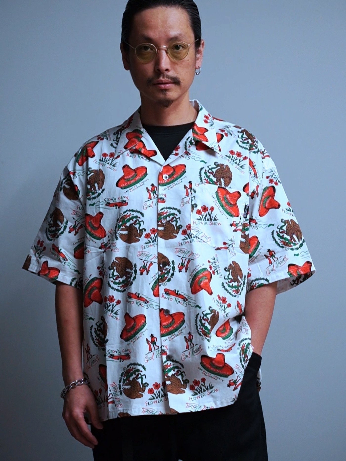 GOOD HELLER | MEXICAN ALL OVER PATTERN S/S SHIRT