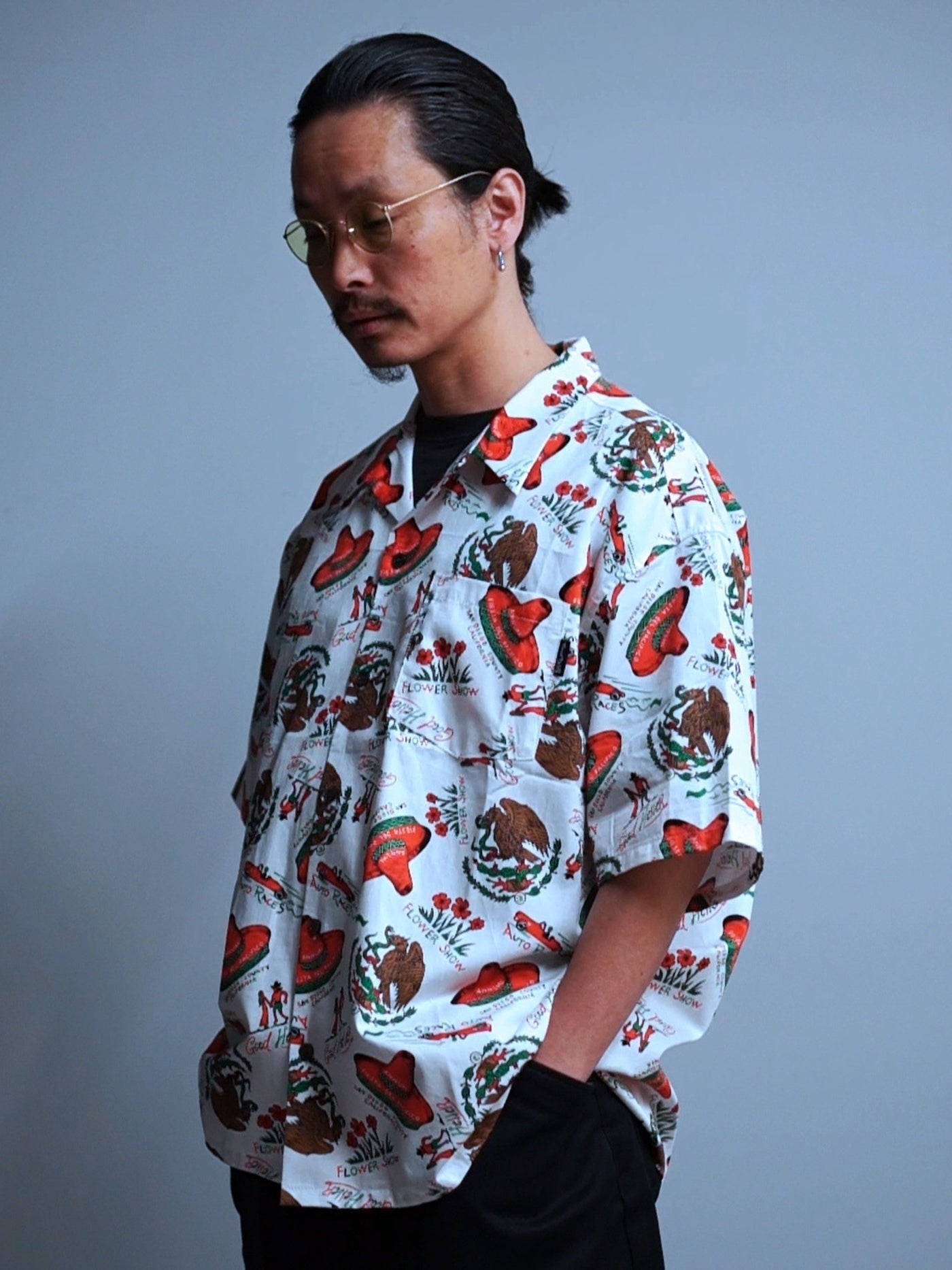 GOOD HELLER | MEXICAN ALL OVER PATTERN S/S SHIRT