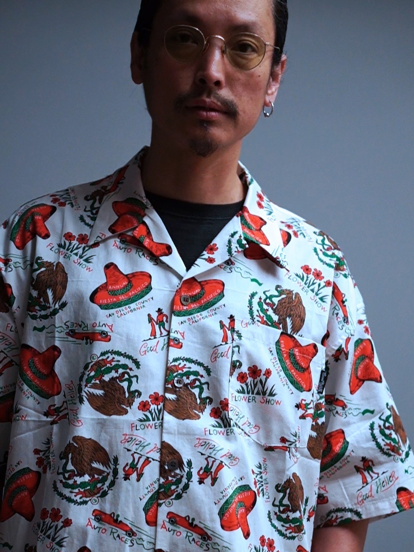 GOOD HELLER | MEXICAN ALL OVER PATTERN S/S SHIRT