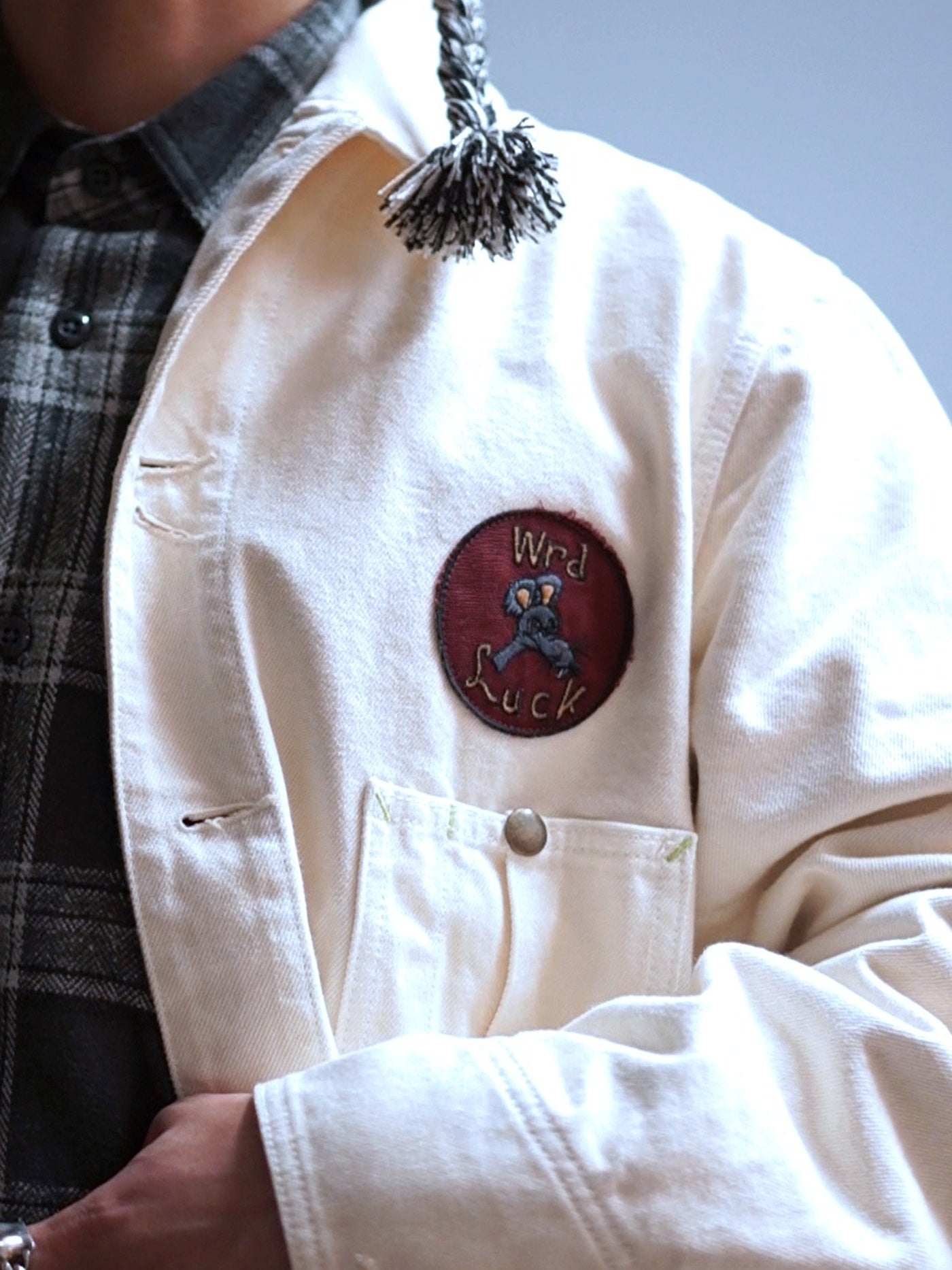 WEIRDO | GOOD WORK? - ENGINEER JACKET - Ivory