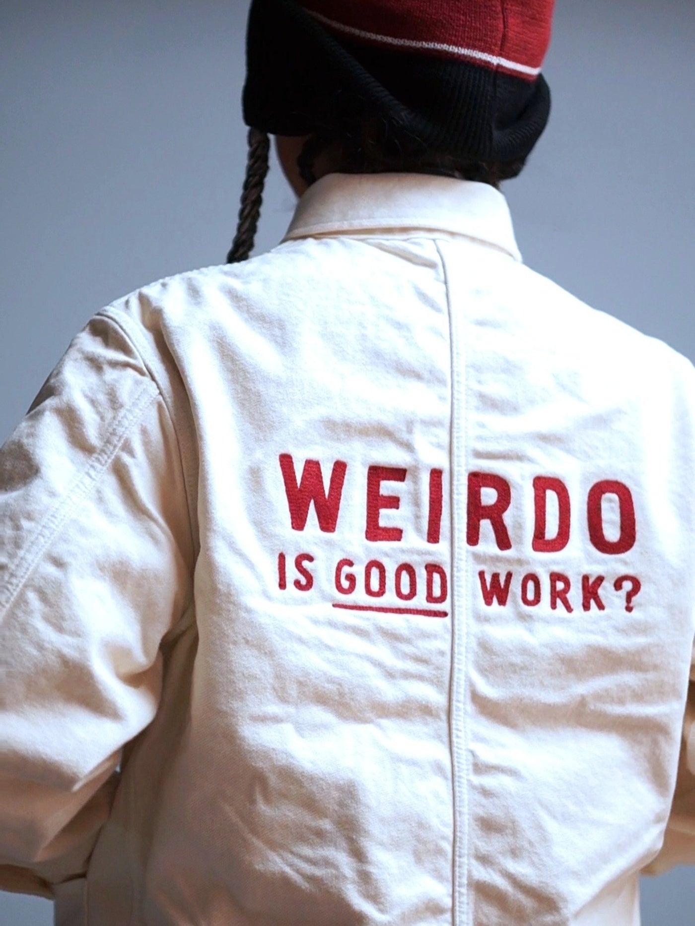 WEIRDO | GOOD WORK? - ENGINEER JACKET - Ivory