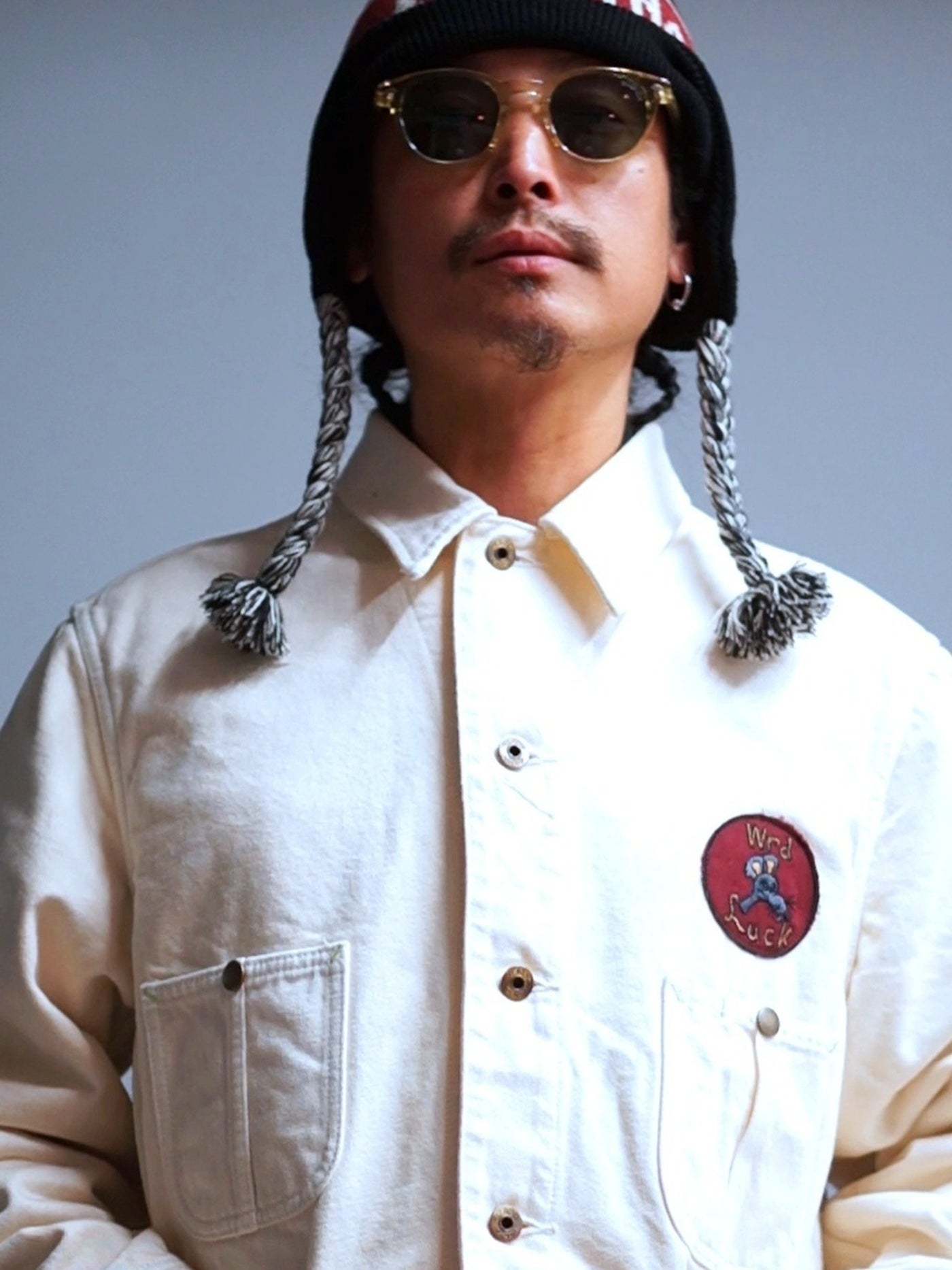 WEIRDO | GOOD WORK? - ENGINEER JACKET - Ivory