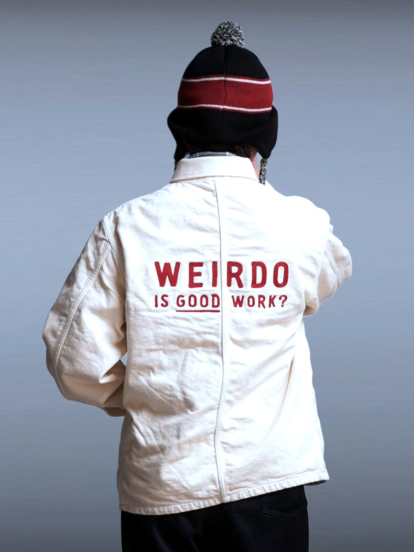 WEIRDO | GOOD WORK? - ENGINEER JACKET - Ivory