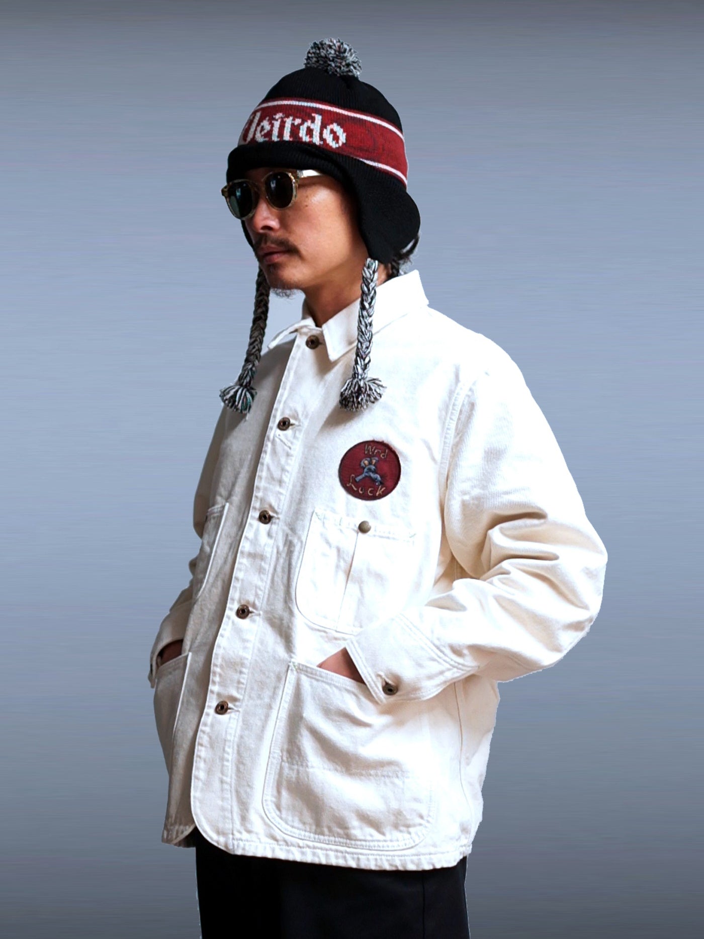 WEIRDO | GOOD WORK? - ENGINEER JACKET - Ivory