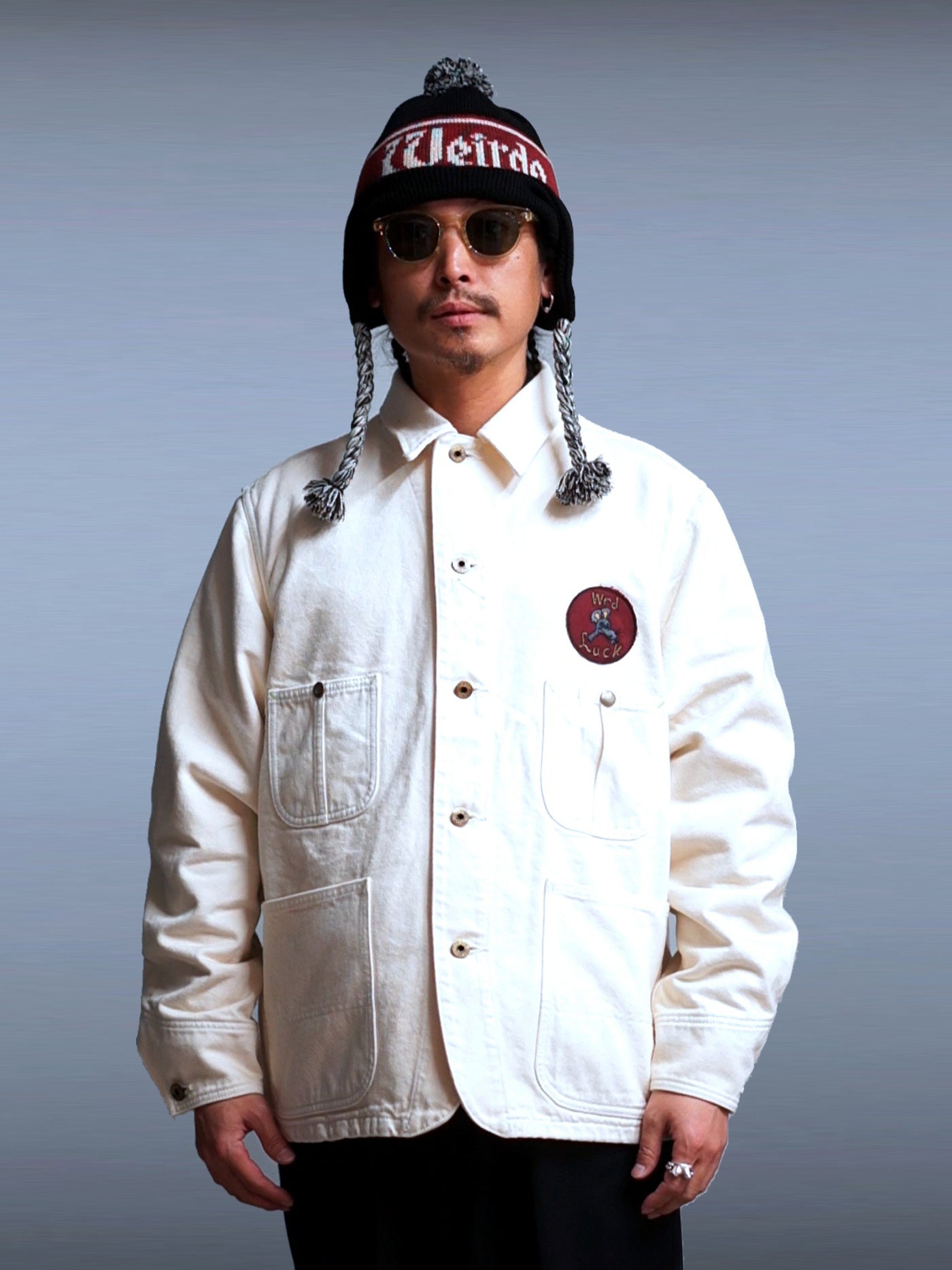 WEIRDO | GOOD WORK? - ENGINEER JACKET - Ivory
