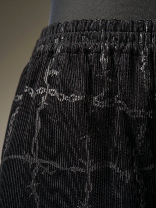 GANGSTERVILLE | BARBED WIRE - EASY PANTS / GSV5303 - Black