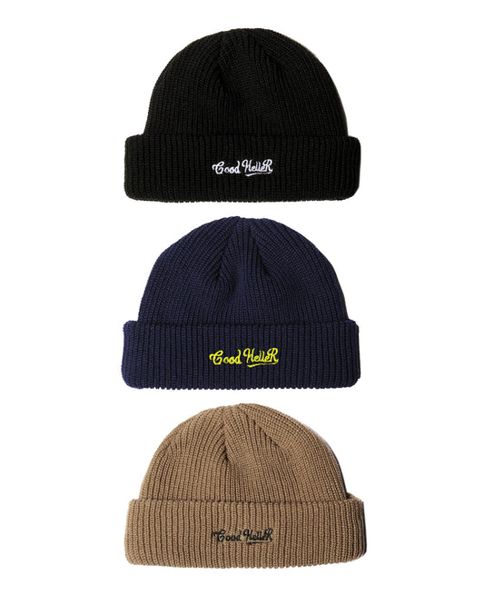 GOOD HELLER | ACRYLIC LOGO KNIT CAP
