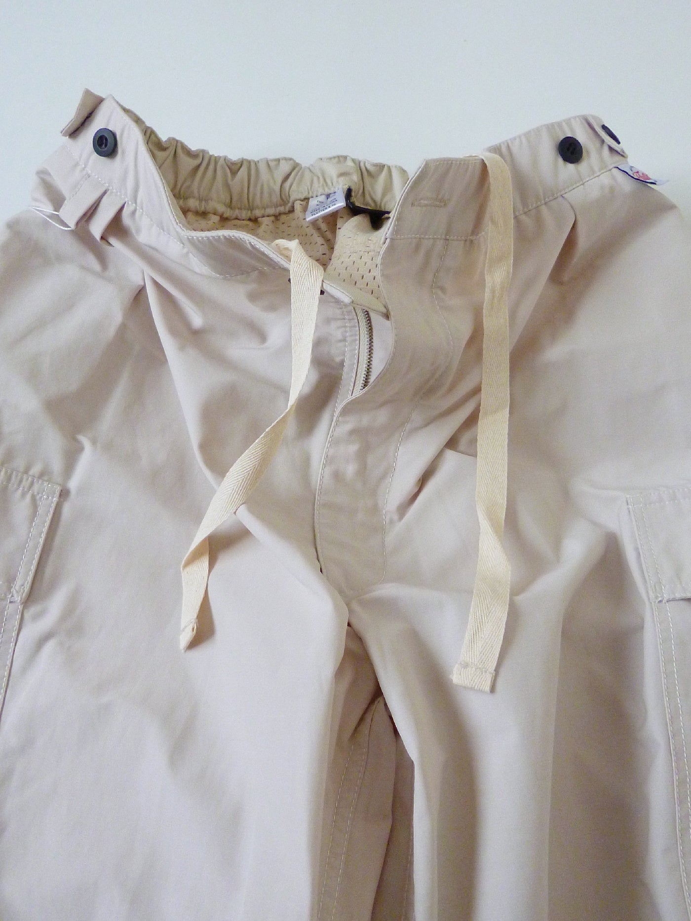 FLUTTER | T/C Track Cargo Pants - Light Beige