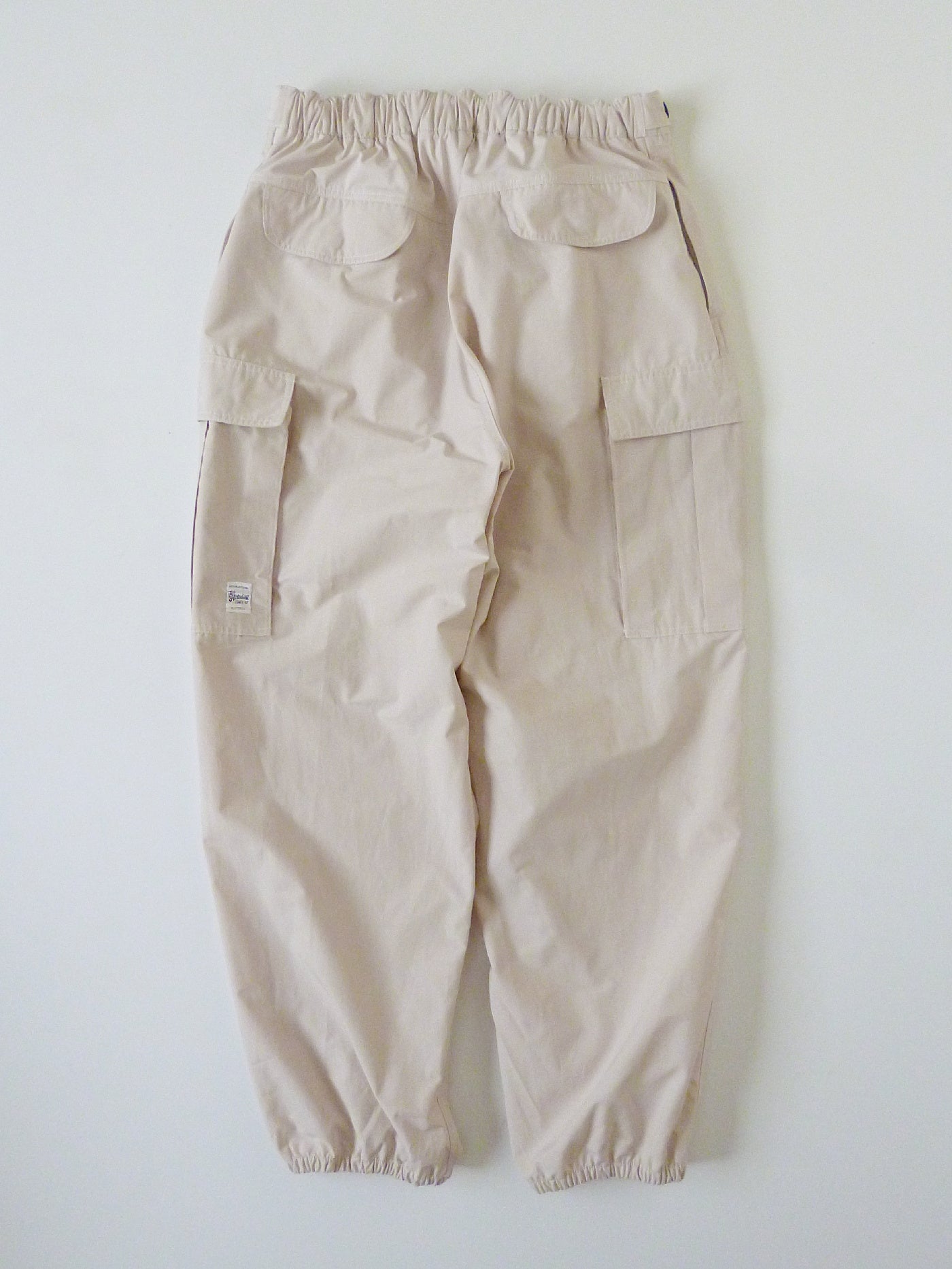 FLUTTER | T/C Track Cargo Pants - Light Beige