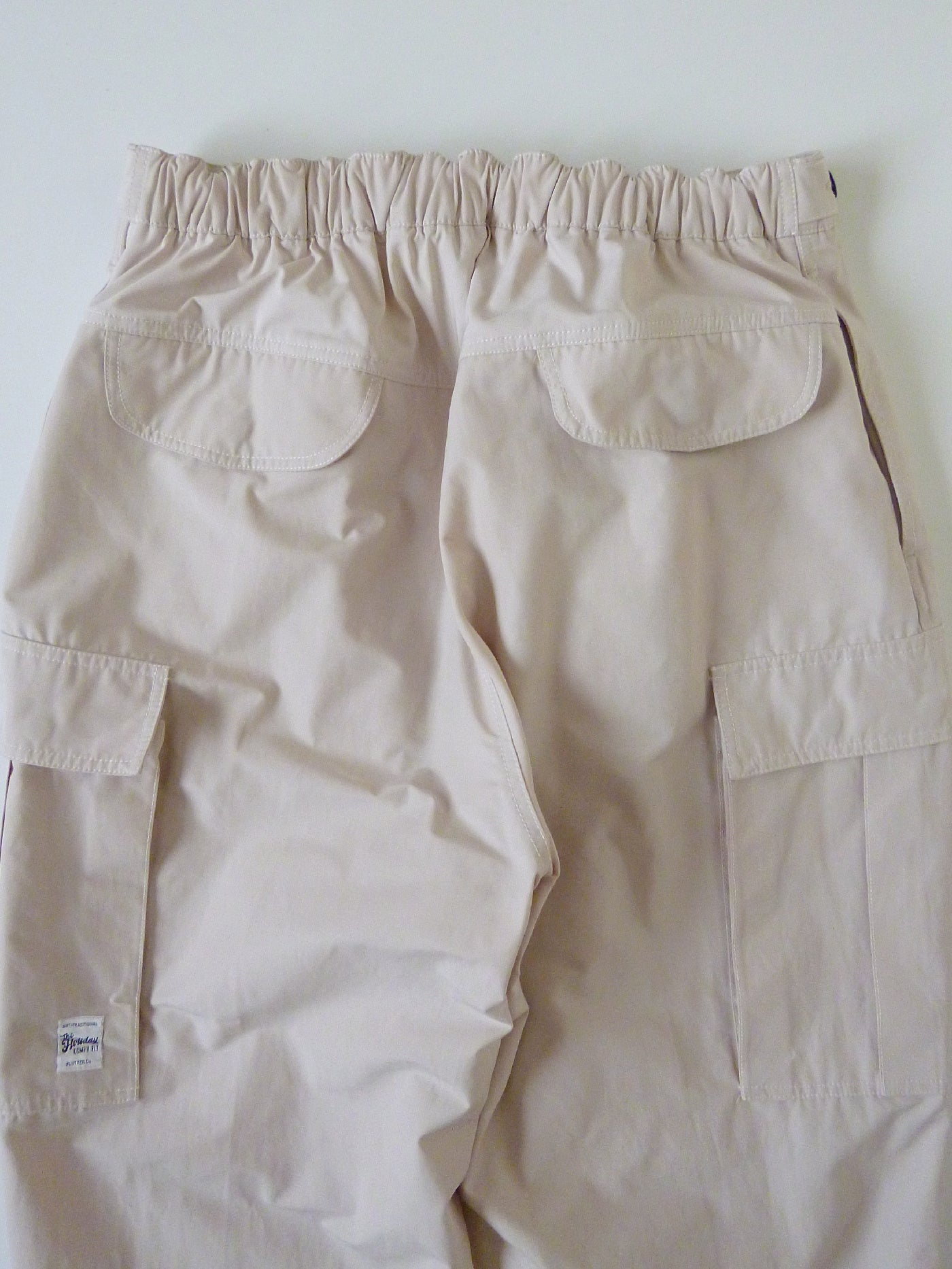 FLUTTER | T/C Track Cargo Pants - Light Beige