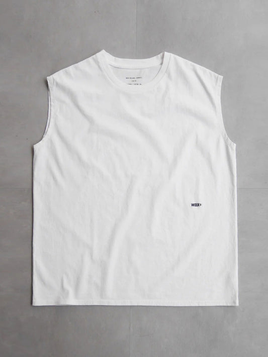 WAX | SLEEVELESS TEE - White