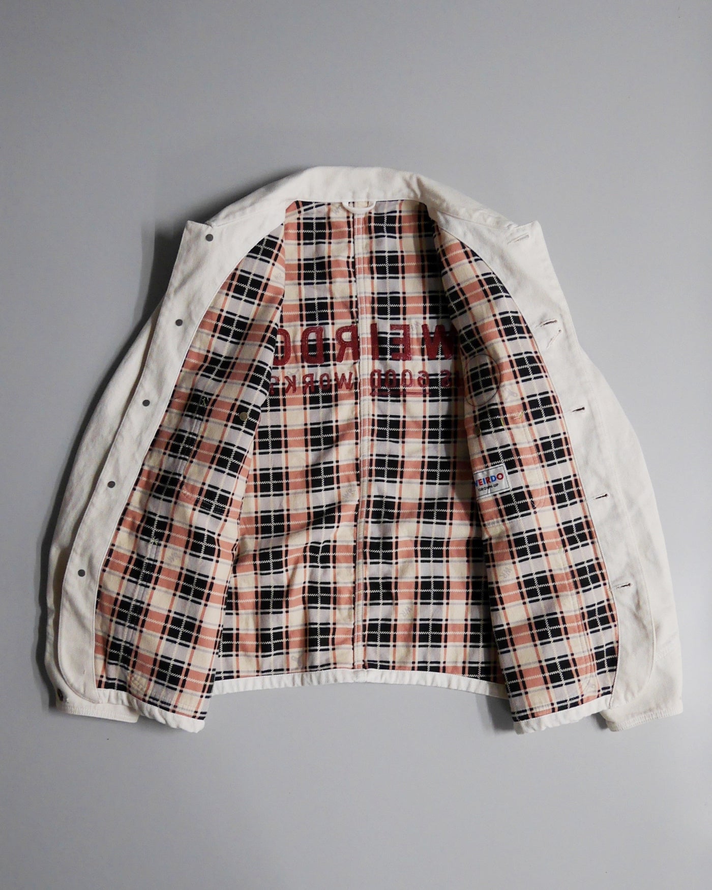 WEIRDO | GOOD WORK? - ENGINEER JACKET - Ivory
