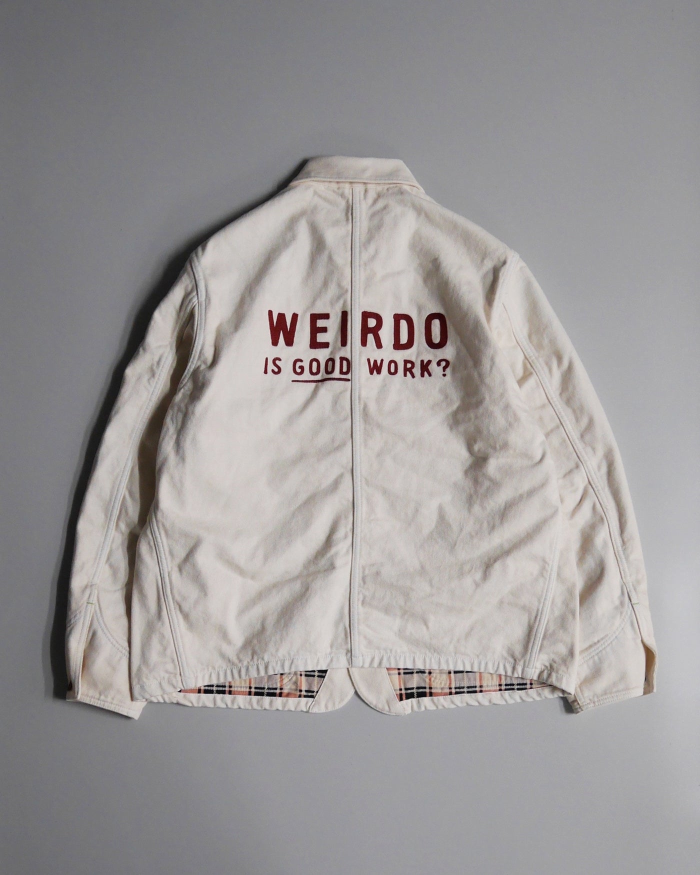 WEIRDO | GOOD WORK? - ENGINEER JACKET - Ivory