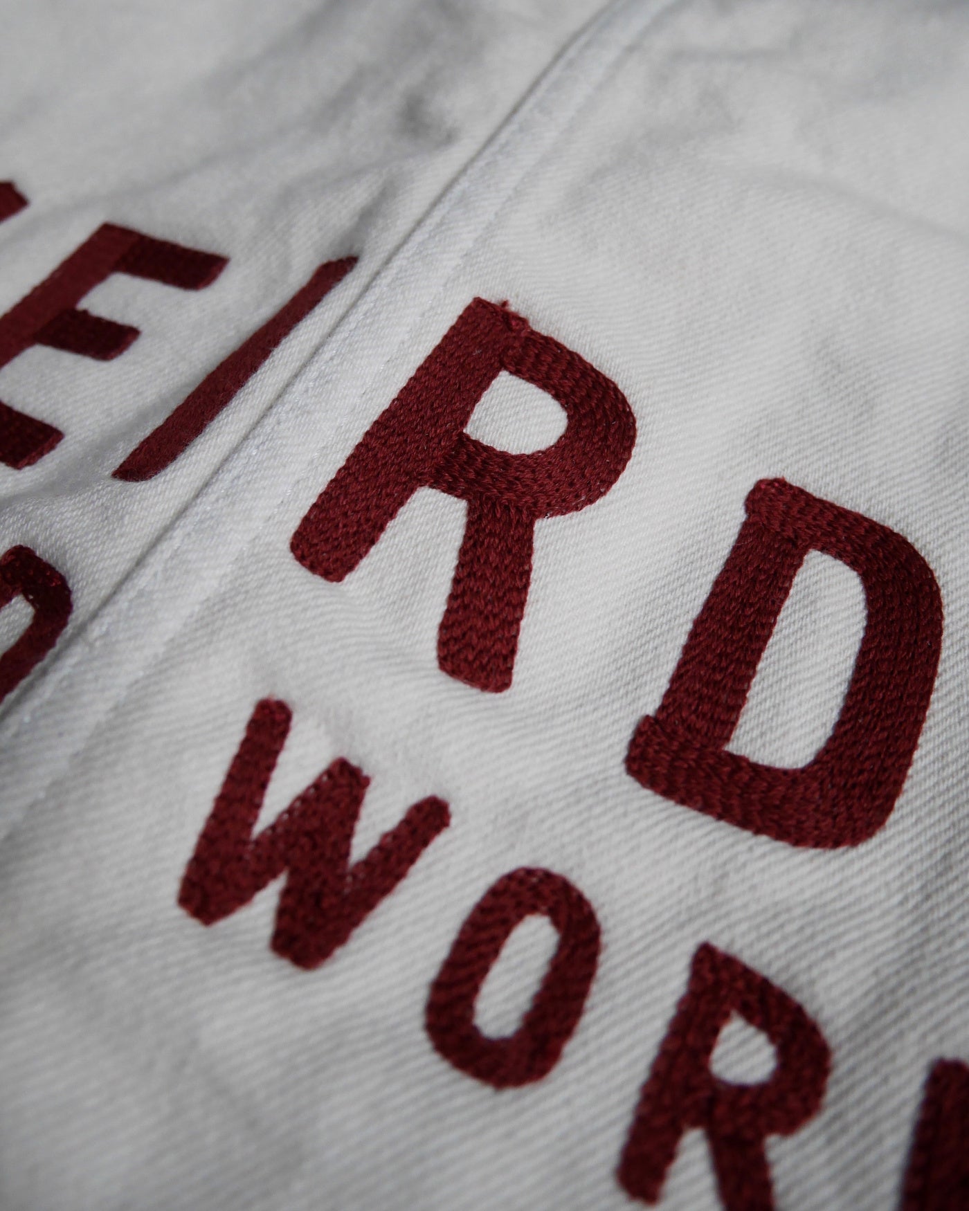 WEIRDO | GOOD WORK? - ENGINEER JACKET - Ivory
