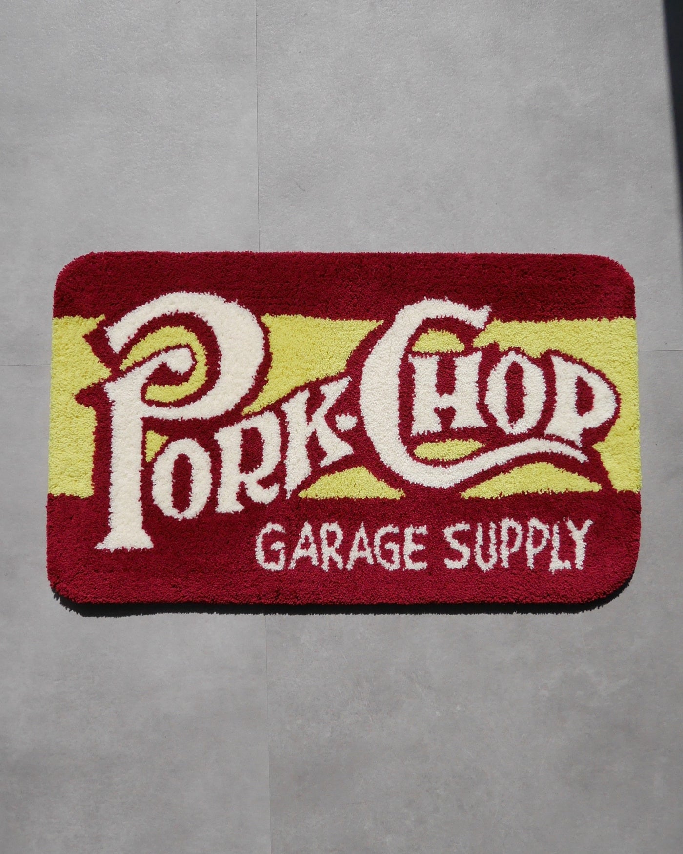 PORKCHOP | SQUARE LOGO RUG MAT
