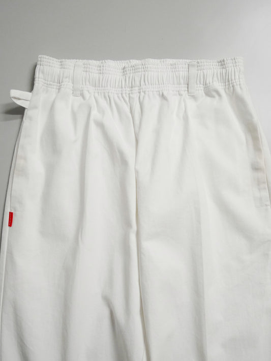 FLUTTER | The Holiday -Comfy fit- Cotton Twill Easy Pants - White