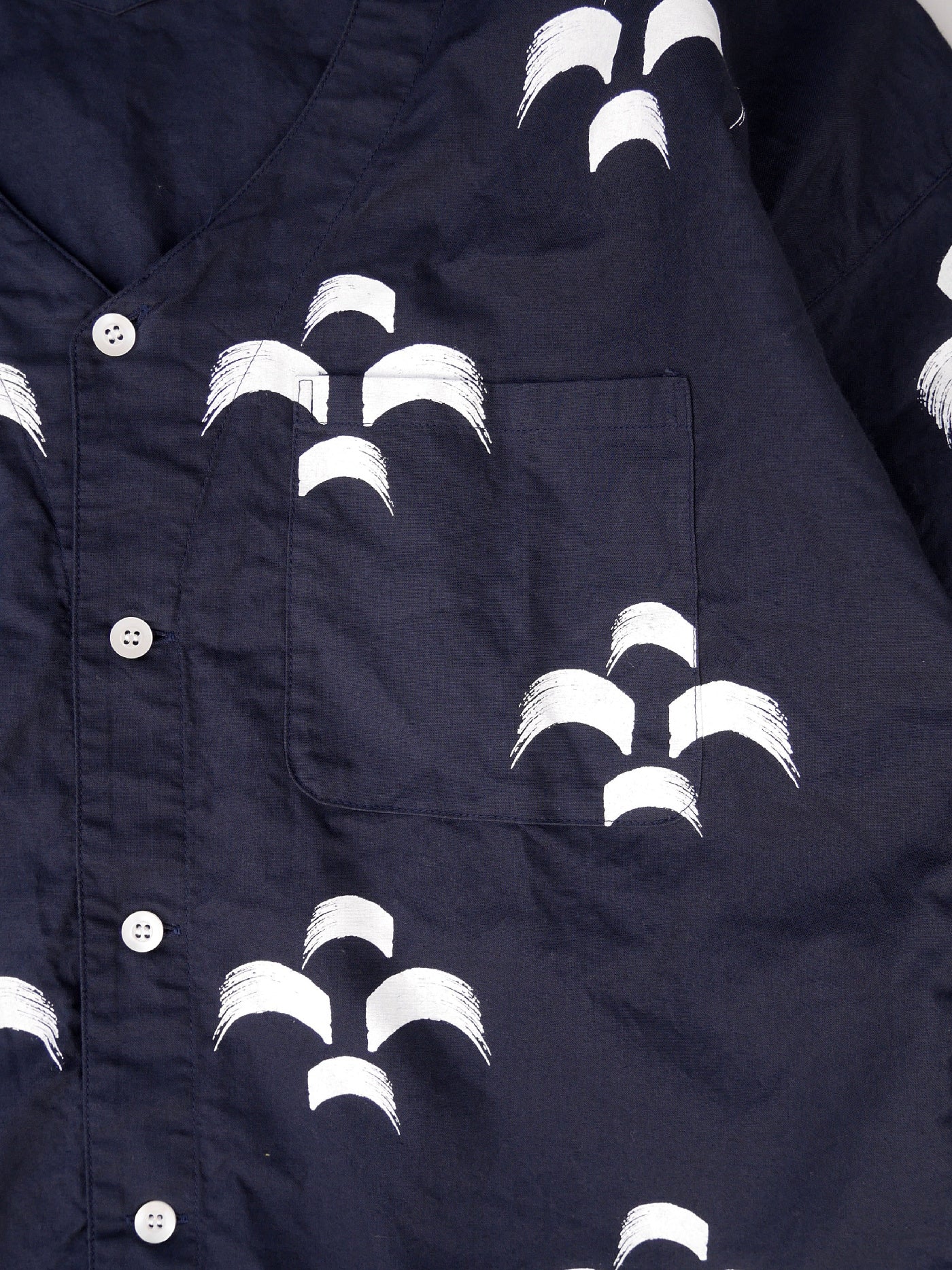 WAX | KOIKUCHI SHIRTS - 青海波 - 紺