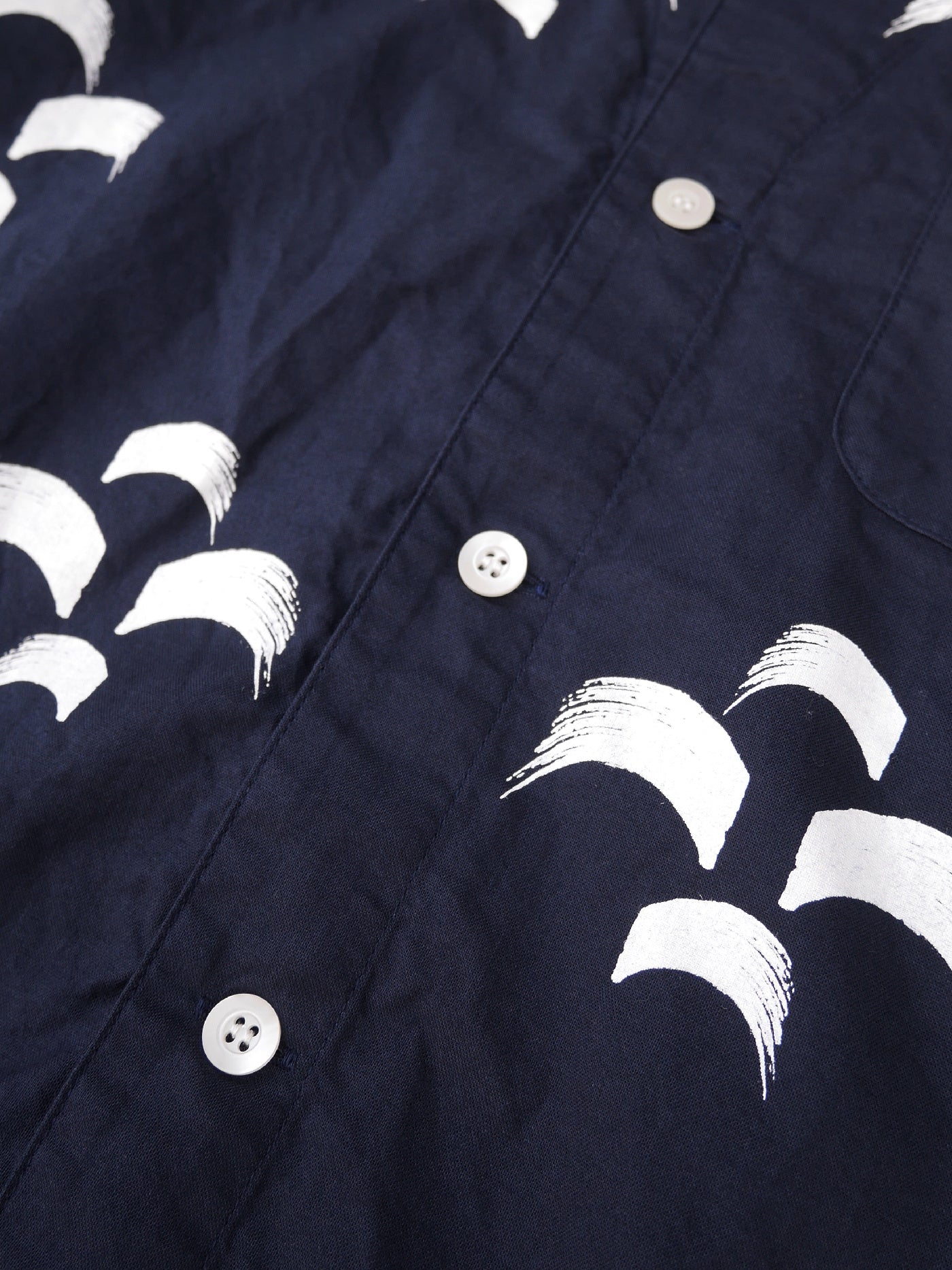 WAX | KOIKUCHI SHIRTS - 青海波 - 紺