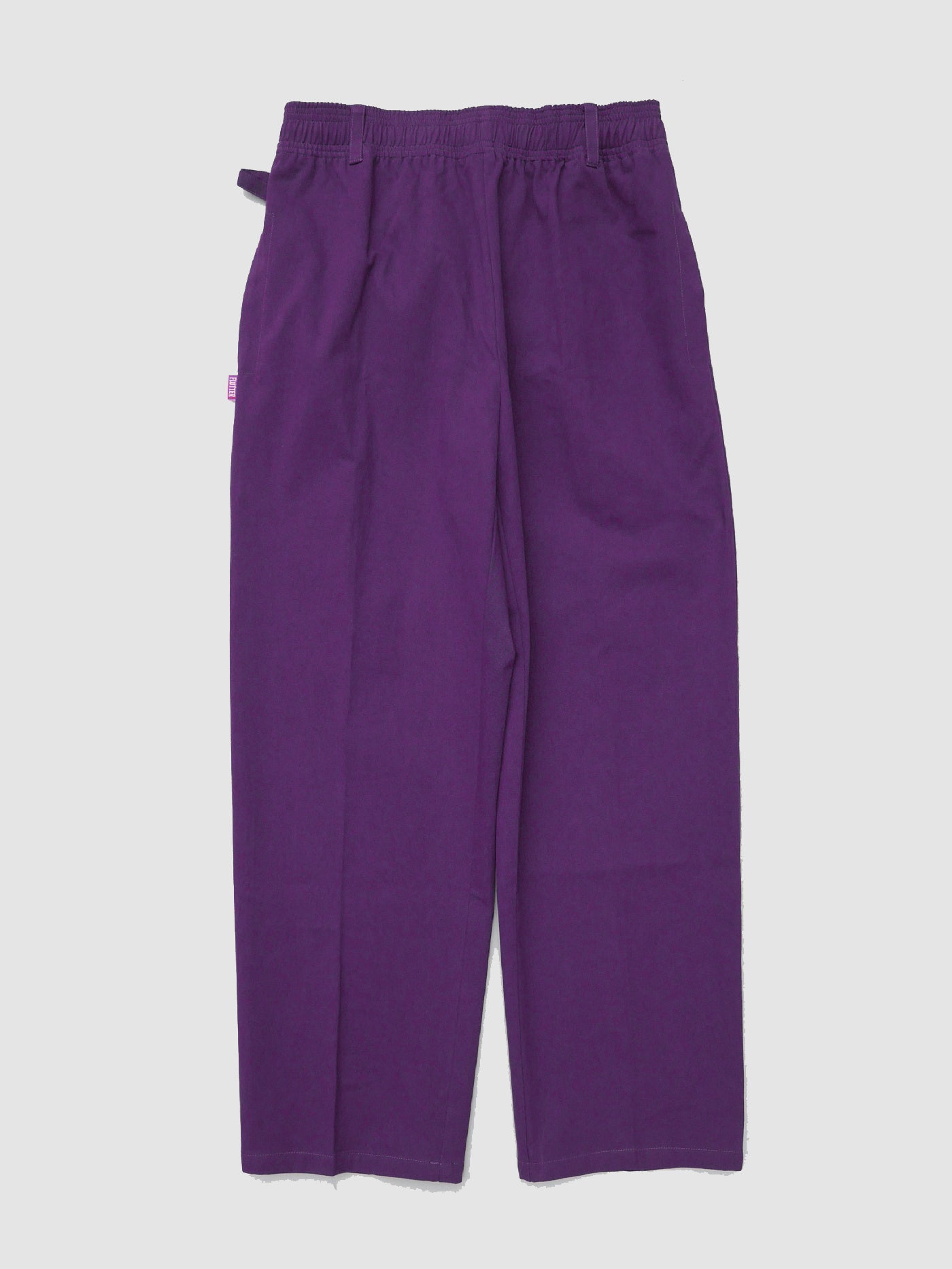 FLUTTER | The Holiday -Comfy fit- Cotton Twill Easy Pants - Purple