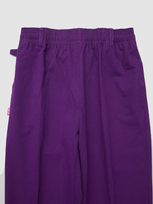FLUTTER | The Holiday -Comfy fit- Cotton Twill Easy Pants - Purple