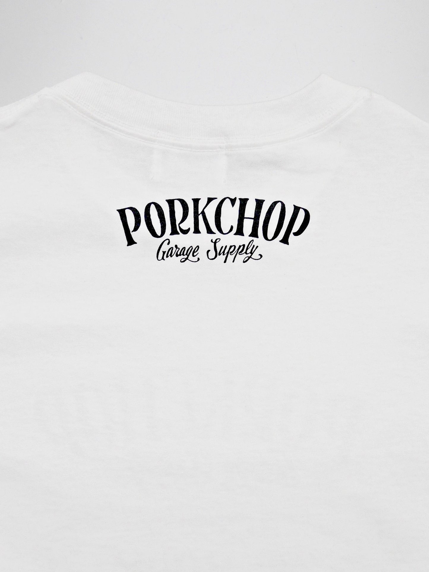 PORKCHOP | PORK FRONT TEE - White