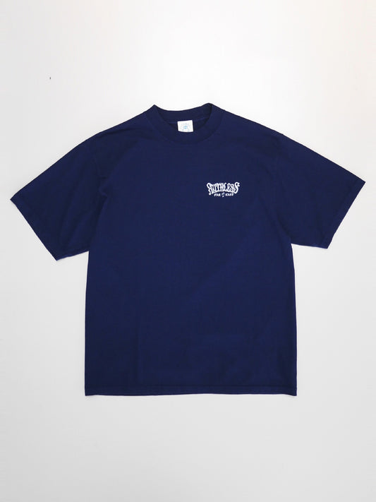【8.21 (Thu) 12:00 Release】RUTHLESS | R-Plaque S/S TEE - Navy