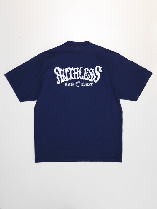 【8.21 (Thu) 12:00 Release】RUTHLESS | R-Plaque S/S TEE - Navy