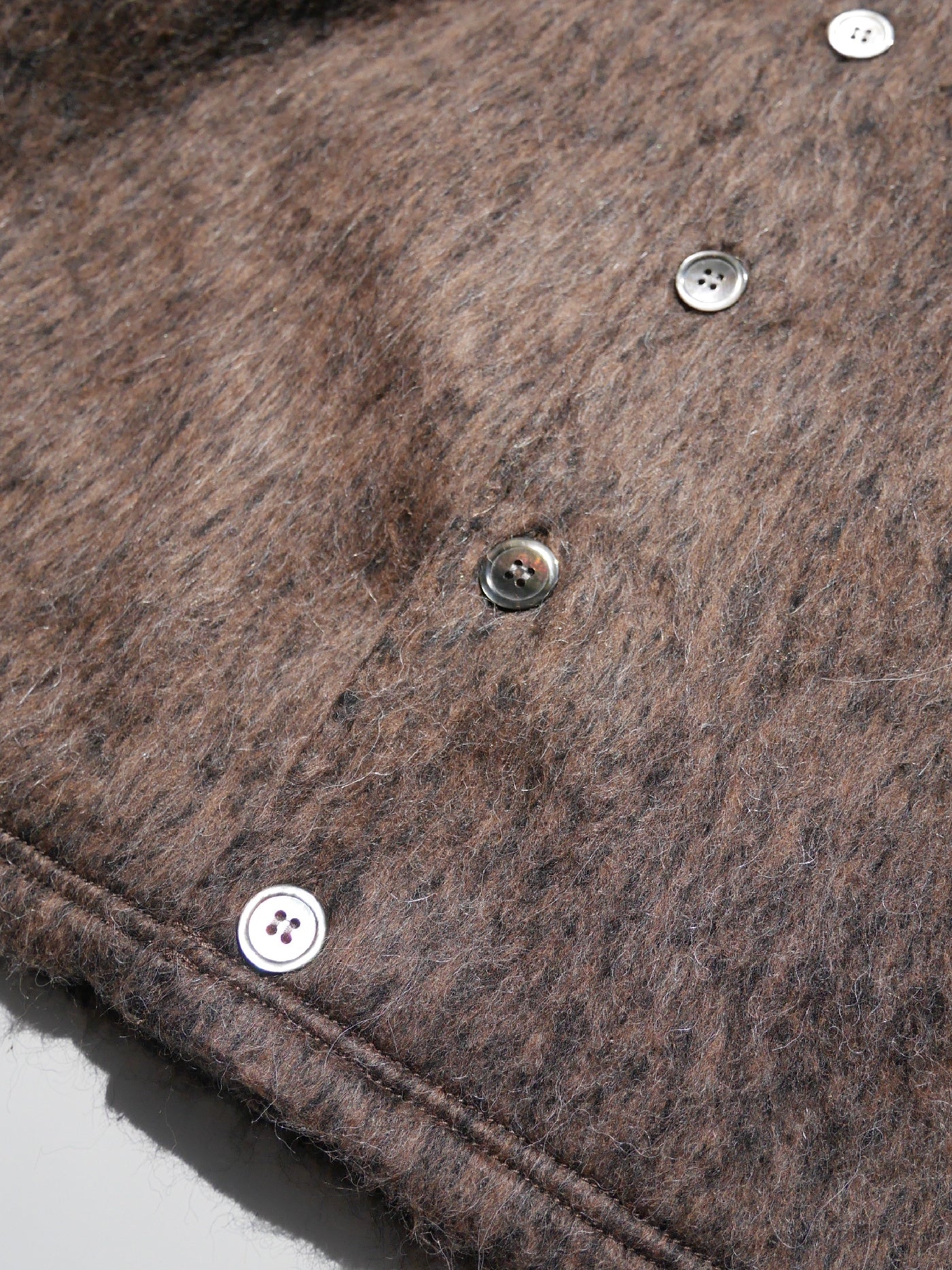 【10.12 (Sun) Release】WAX | Fur Cardigan - Brown