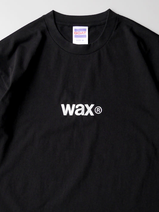WAX | WAX STITCH TEE for GOAT - Black