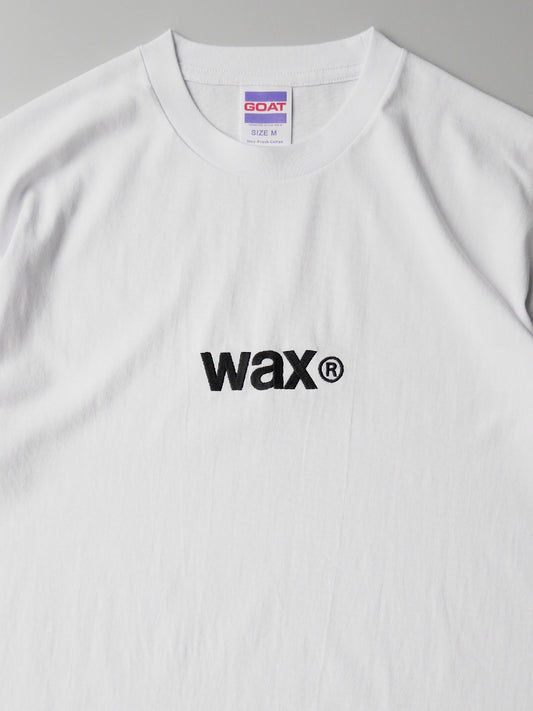 WAX | WAX STITCH TEE for GOAT - White
