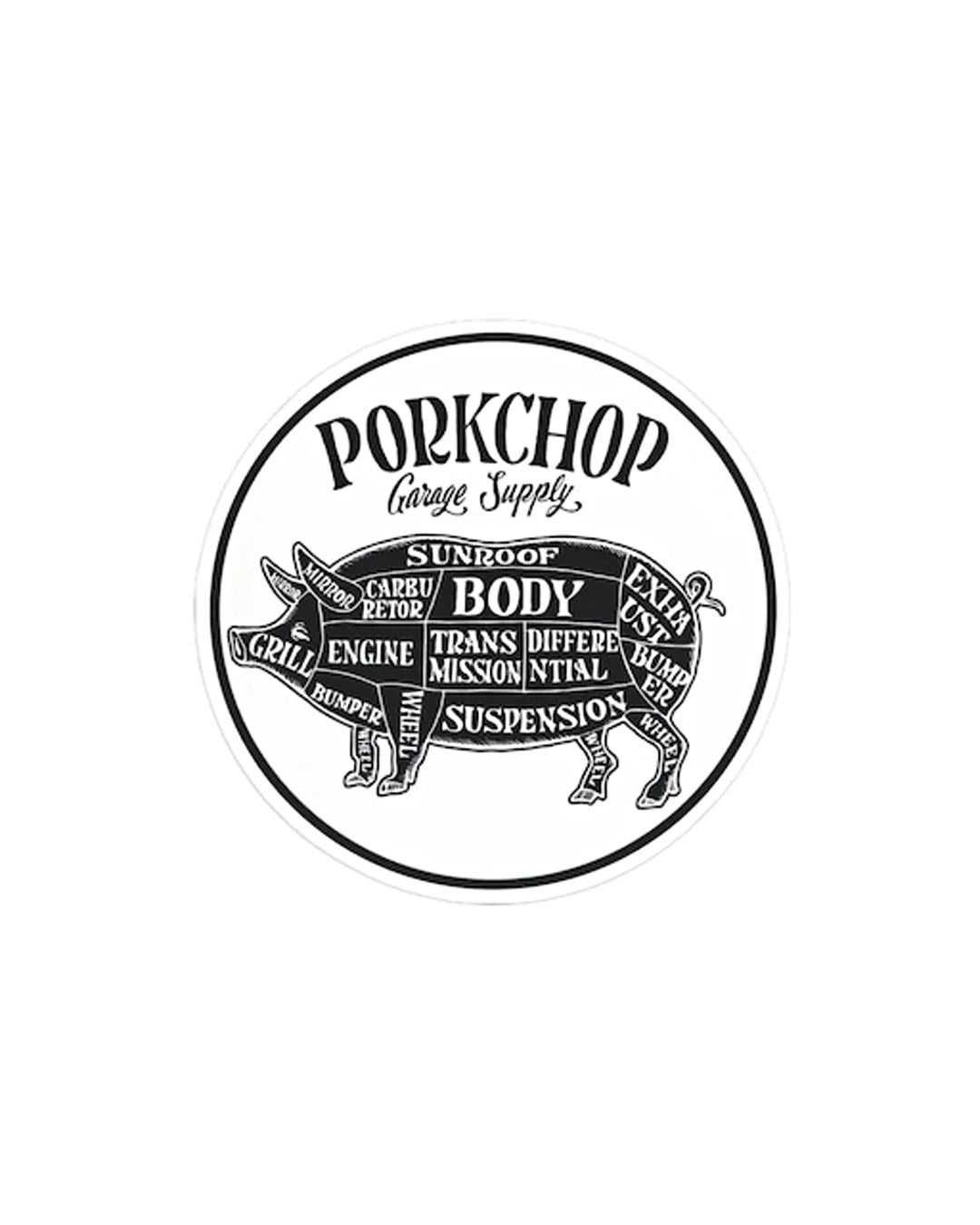 PORKCHOP | PORKCHOP CIRCLE STICKER