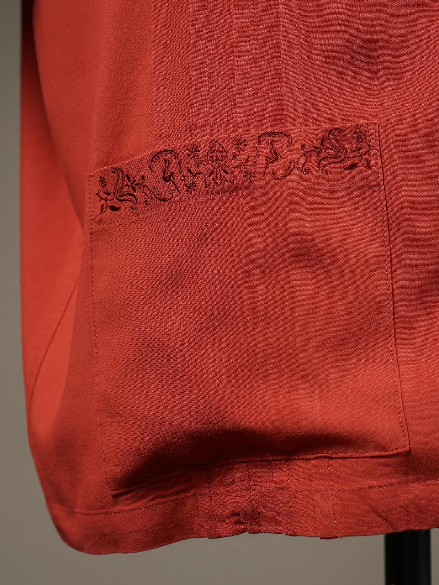 GANGSTERVILLE | RIPTIDE CLUB - S/S GUAYABERA SHIRTS / GSV5114 - Orange