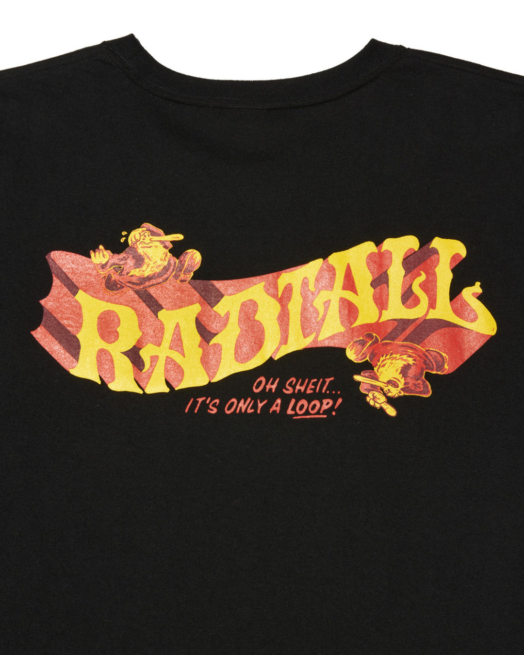 RADIALL | LO-N-SLO - CREW NECK T-SHIRT L/S - Black