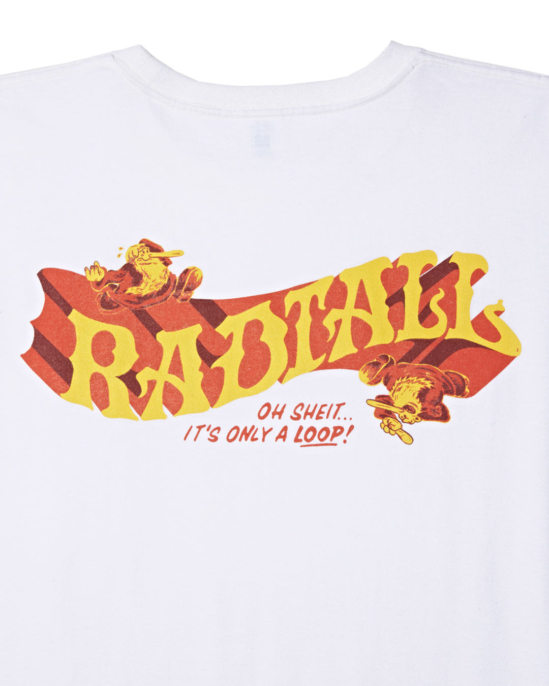 RADIALL | LO-N-SLO - CREW NECK T-SHIRT L/S - White