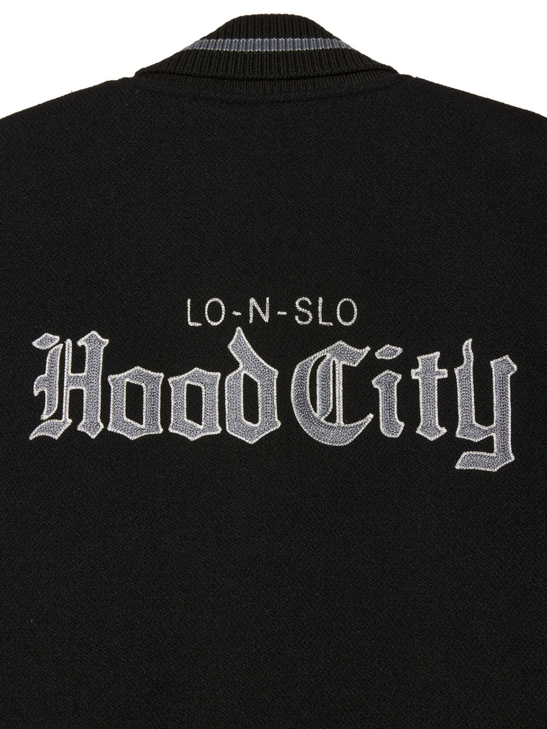 RADIALL | HOOD CITY - VARSITY JACKET - Black