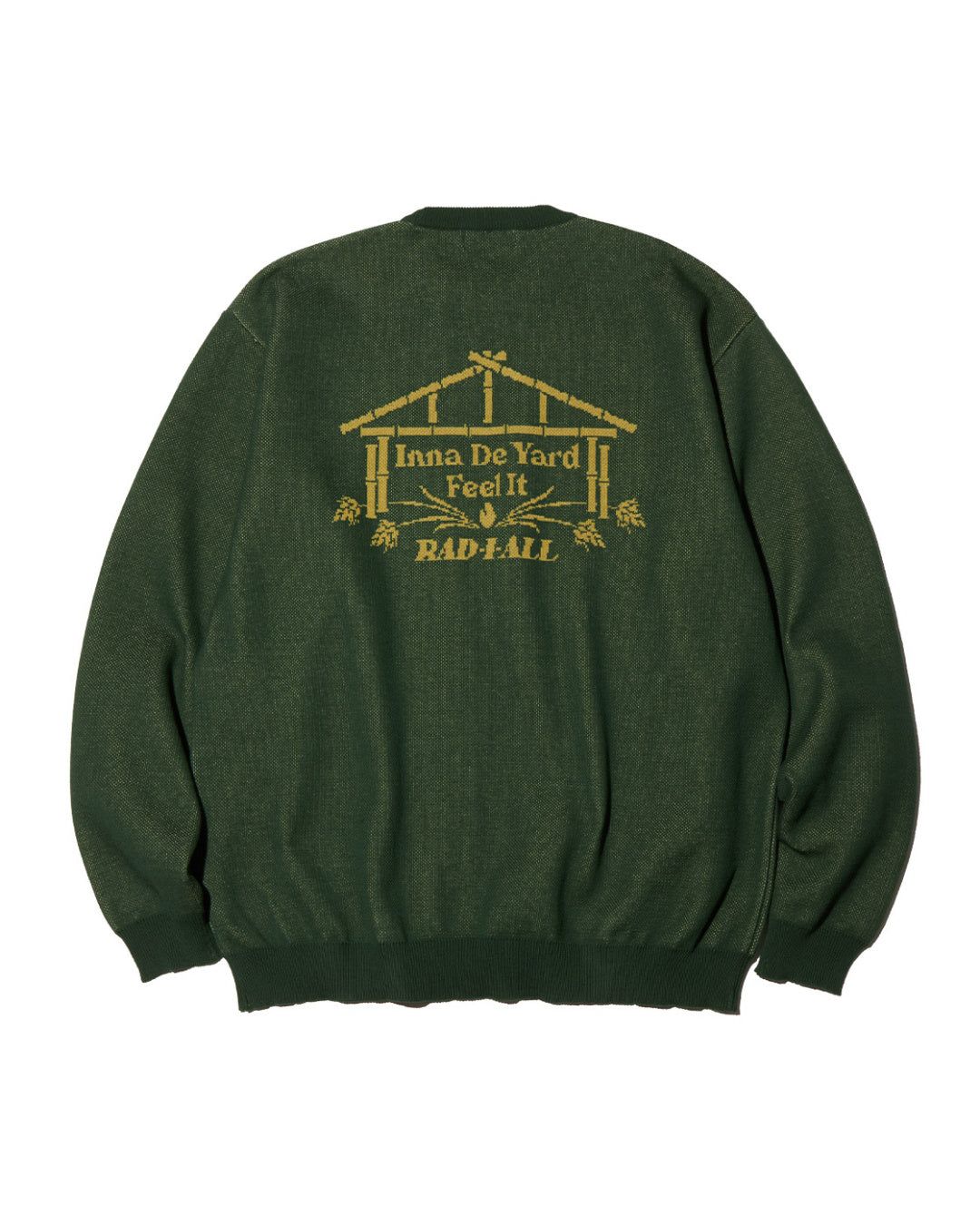 RADIALL | COOKIE - CREW NECK SWEATER L/S - Forest Green