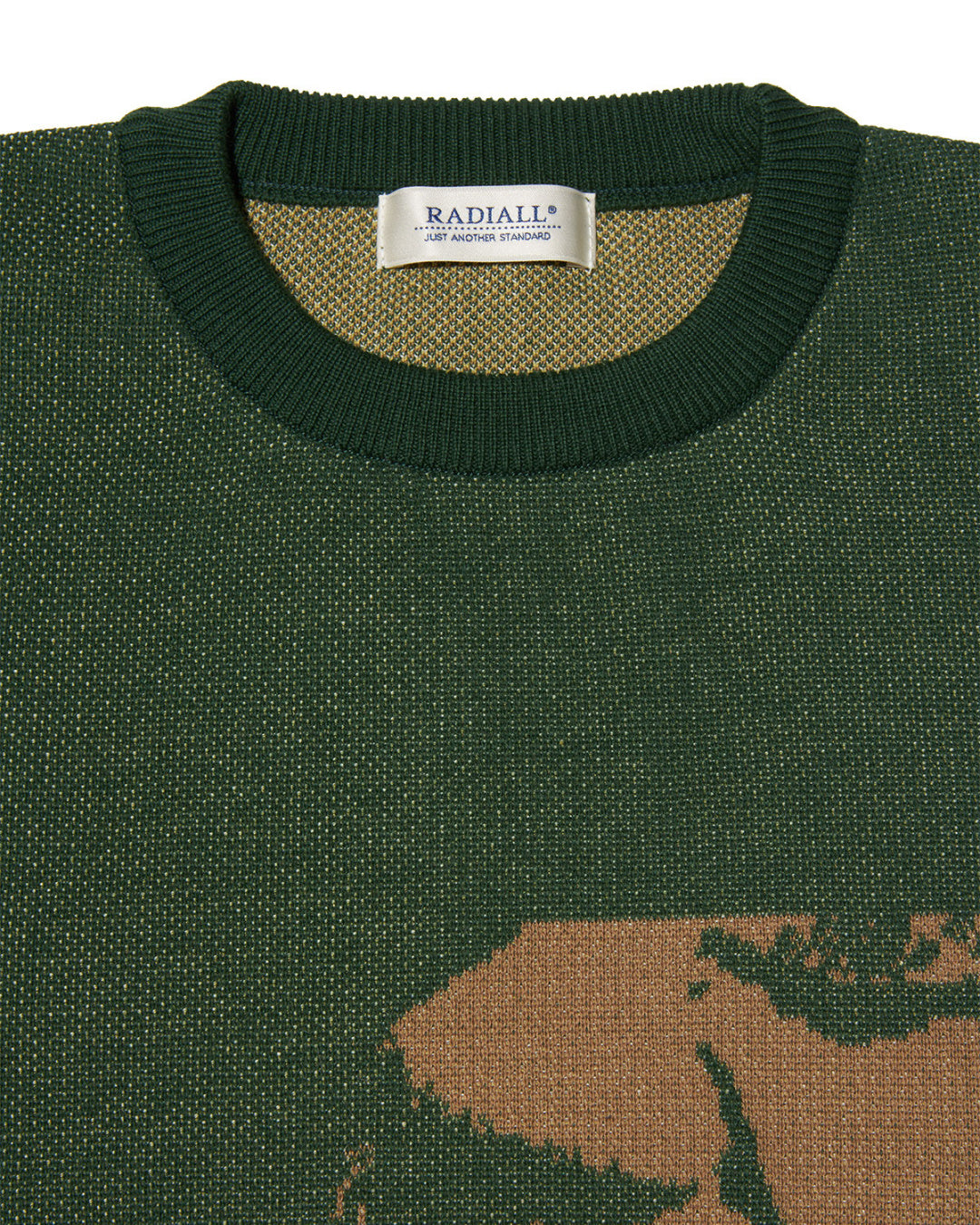 RADIALL | COOKIE - CREW NECK SWEATER L/S - Forest Green