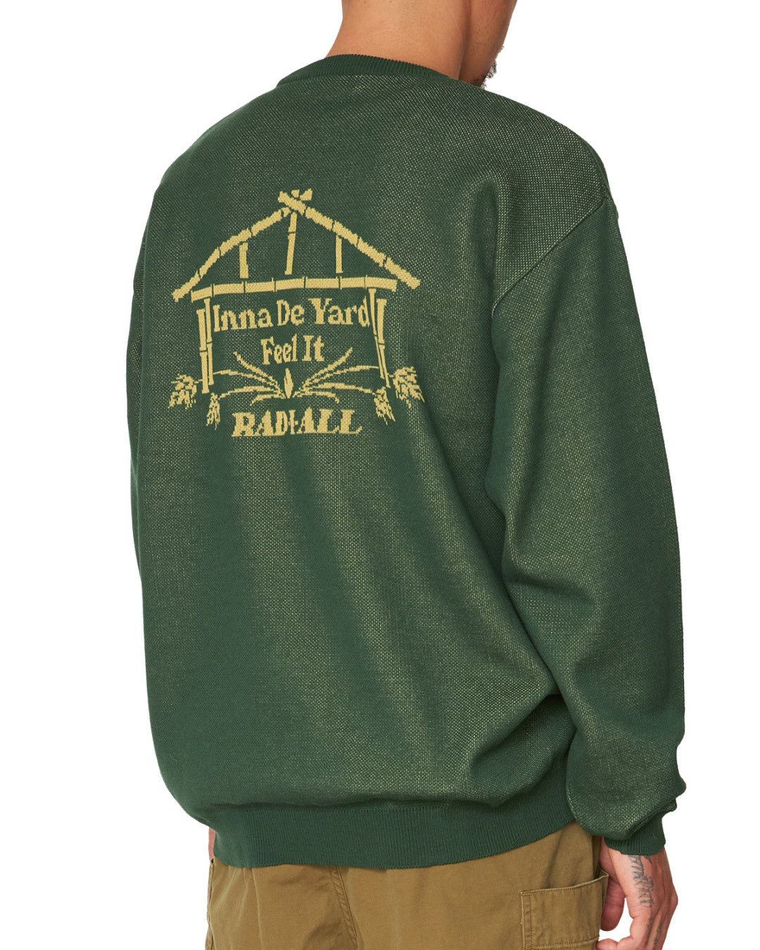 RADIALL | COOKIE - CREW NECK SWEATER L/S - Forest Green