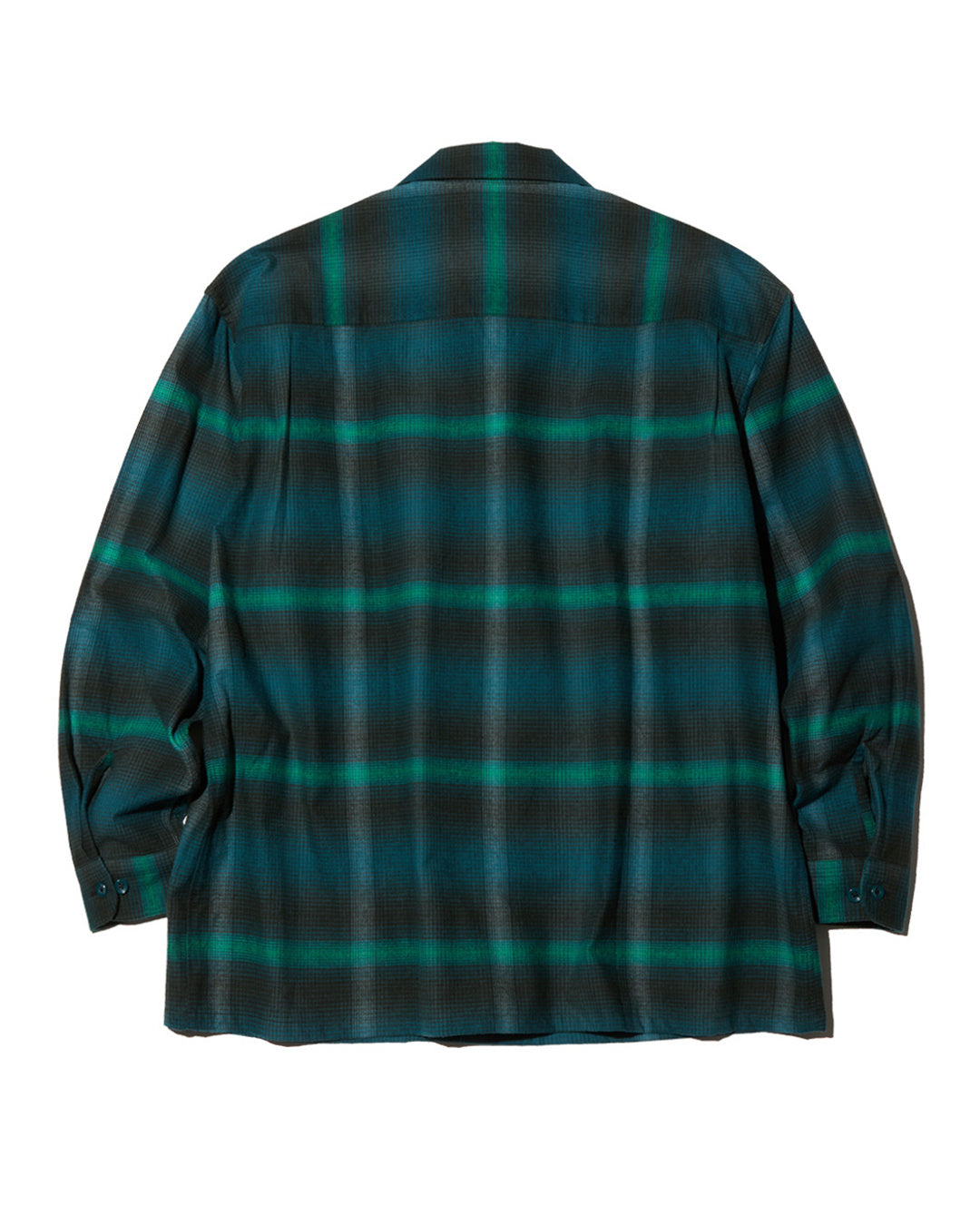 RADIALL | BOULEVARD - OPEN COLLARED SHIRT L/S - Bottle Green