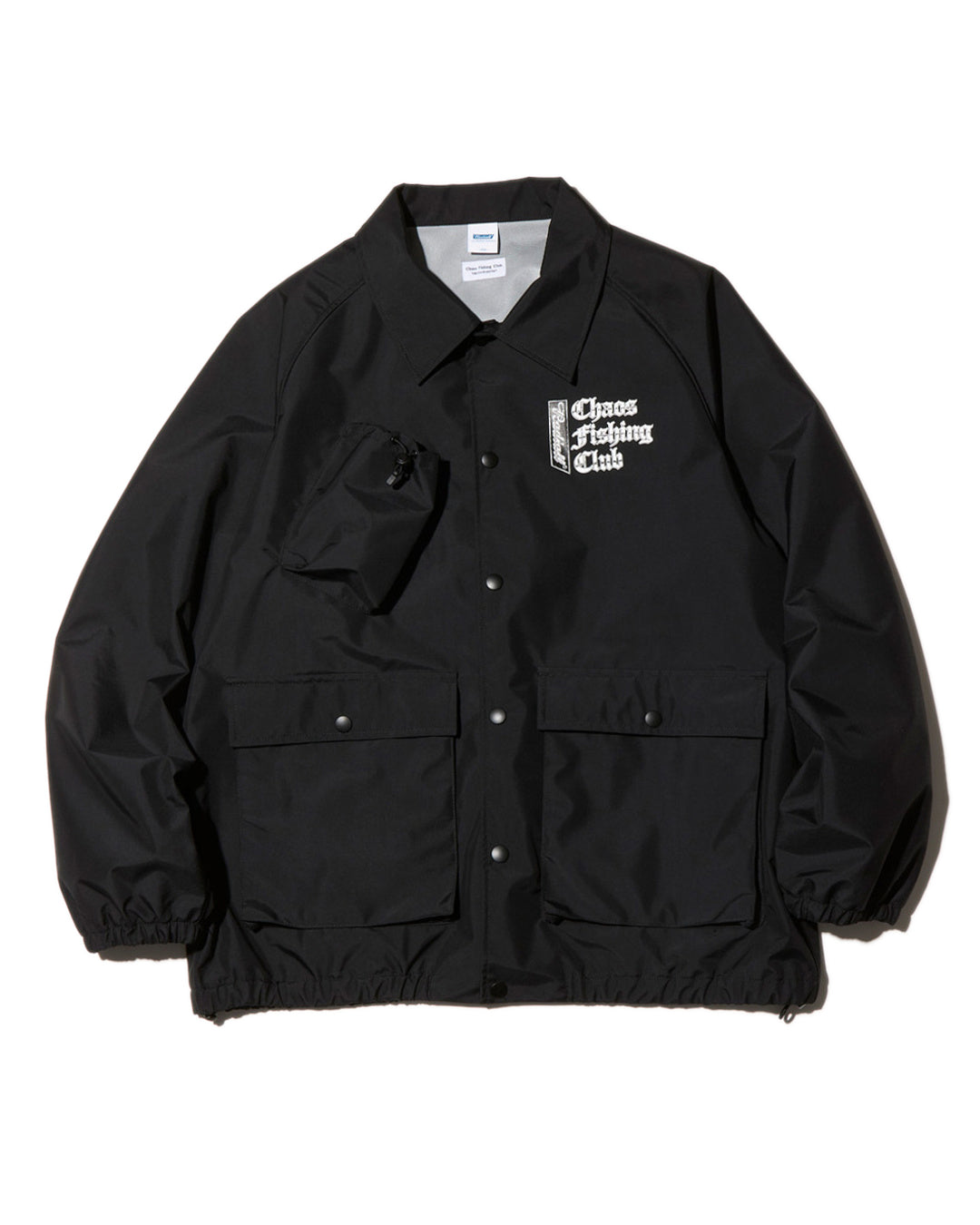 RADIALL | CHROME LETTERS - WINDBREAKER JACKET - Black