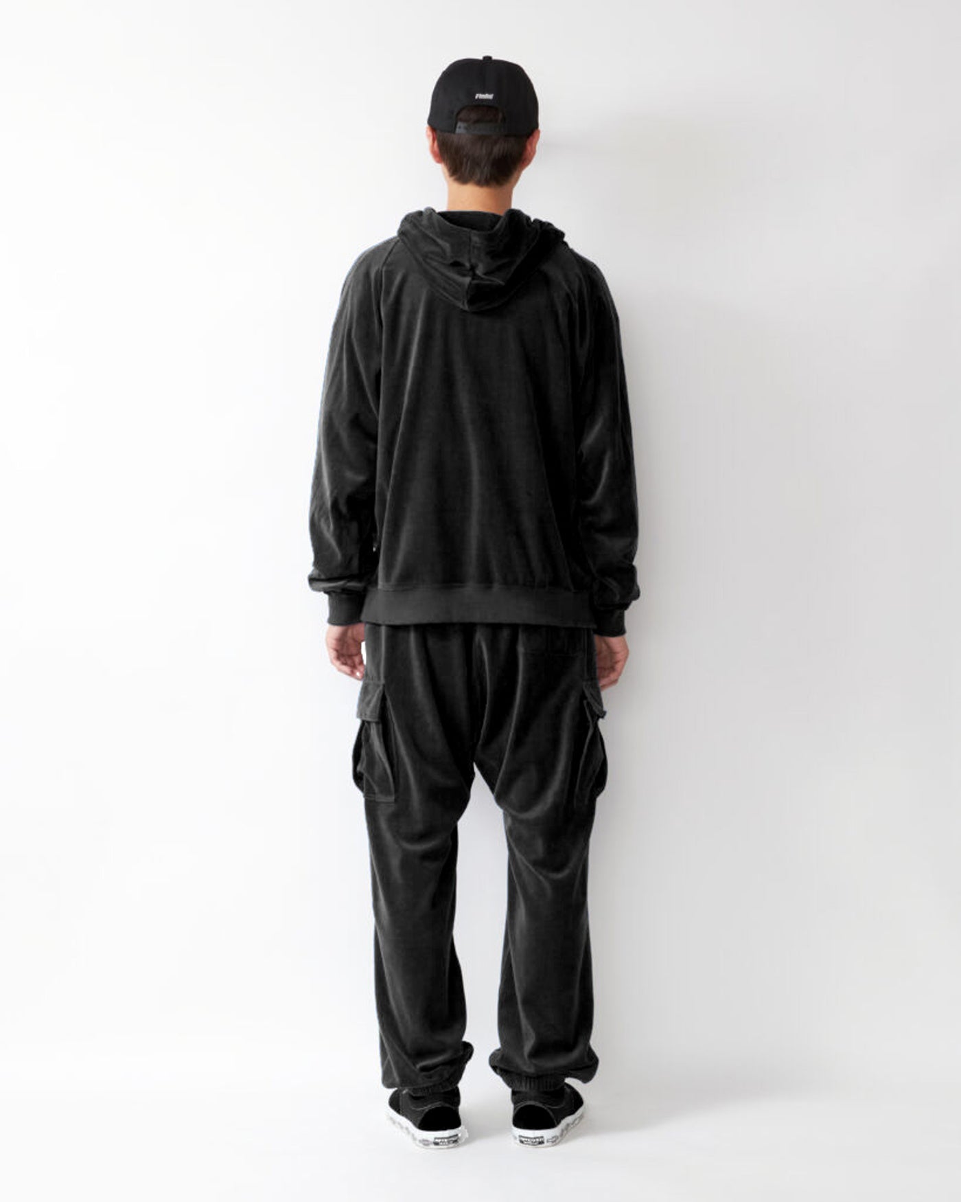RADIALL | FLAGS - CARGO TRACK PANTS - Black